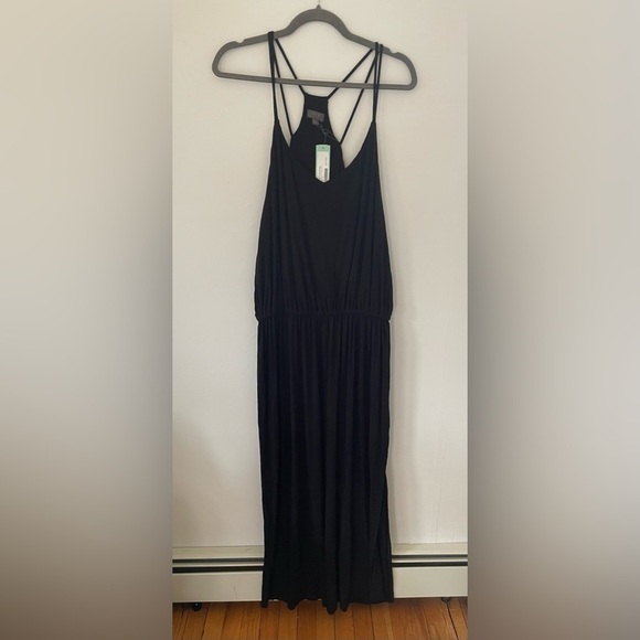Mix by 41 Hawthorne black maxi dress with double straps size 1x nwt - Picture 1 of 10